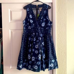 Kate Spade Prairie rose fit and flare dress